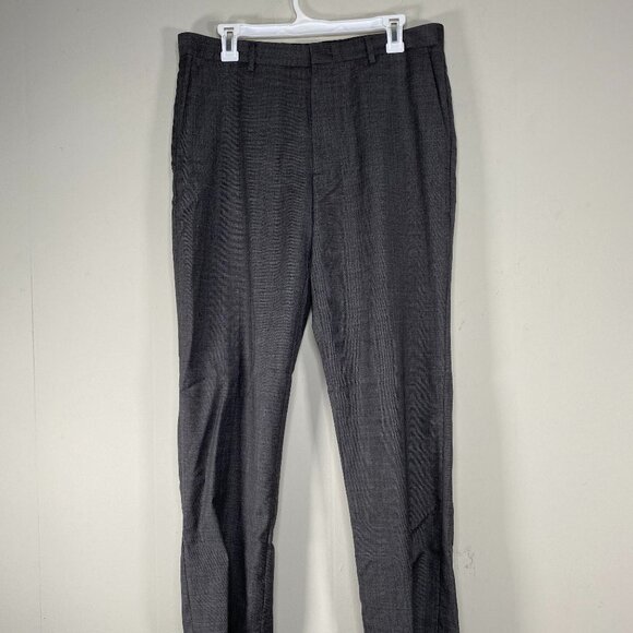 J.Crew Thompson Wool Dress Pants Men's 33 x 32 Mid Rise Gray Business Office - Picture 1 of 16